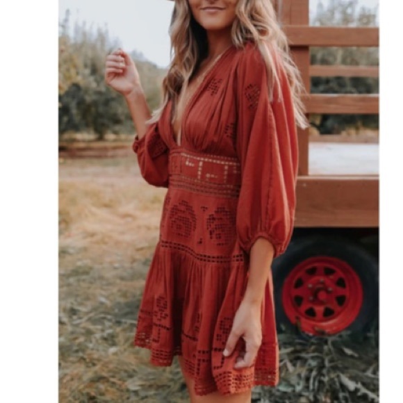 SOLD Free People Tea Time Mini Dress - Picture 3 of 12